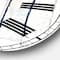 Designart 'The Blue Moose - Oars Oversized Cottage Wall Clock